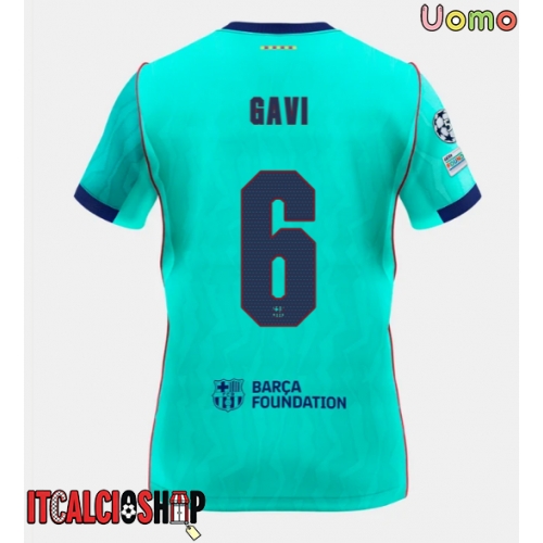 Barcelona Paez Gavi #6 Terza Maglia 2026-27 Manica Corta